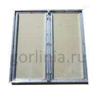 Люк под покраску Гиппократ 600п*1000 двухдверный стеновой ревизионный